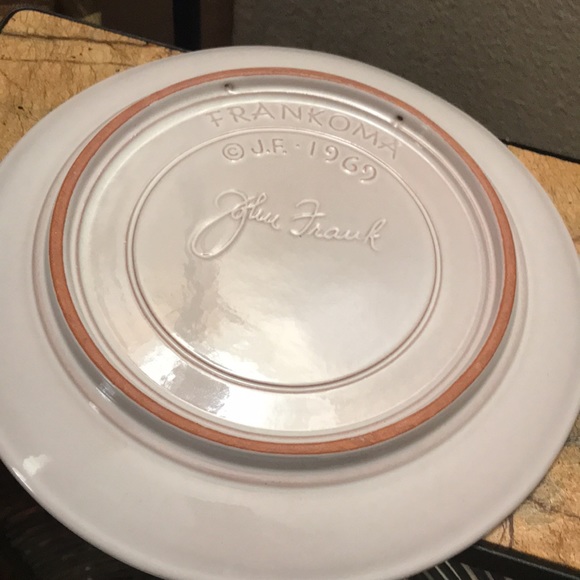 Frankoma 1969 Plate Decor Signed Perfect! - Picture 5 of 8